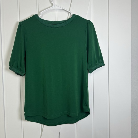 Banana Republic Women's Green Short Sleeve Top Size Small - Picture 2 of 9